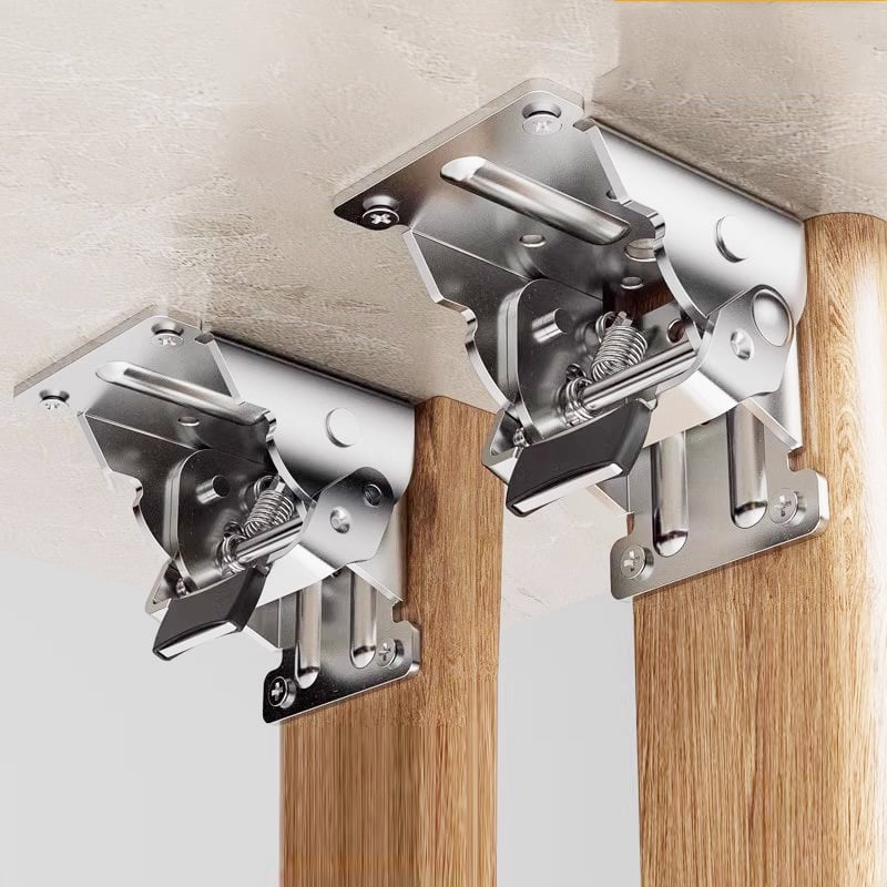 🔥Hot sale🔥- Heavy-Duty Folding Table Leg Brackets with Self-Locking Hinges