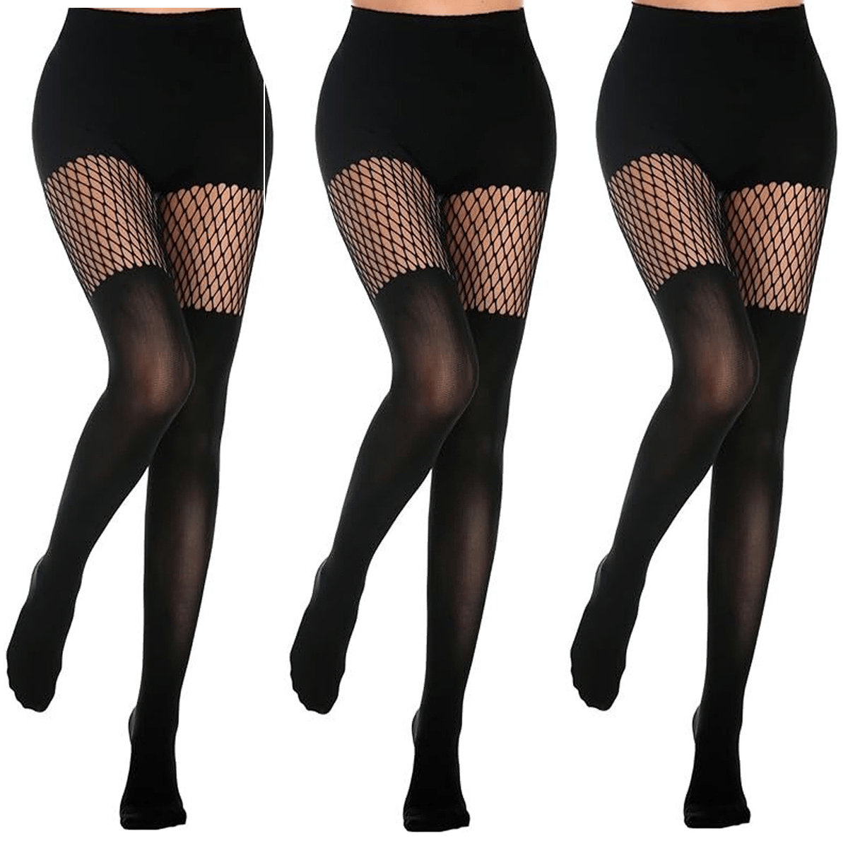 🔥Hot sale🔥- Women's Sexy Fishnet Mock Thigh High Stockings