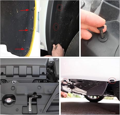 š„Hot saleš„-š§100 PCS Car Clip Retainer Auto Fasteners Push Trim Bumper Plastic Rivets Clips Kit