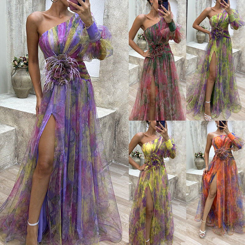 🔥Hot sale🔥- Women's Tulle Irregular Gown Dresses