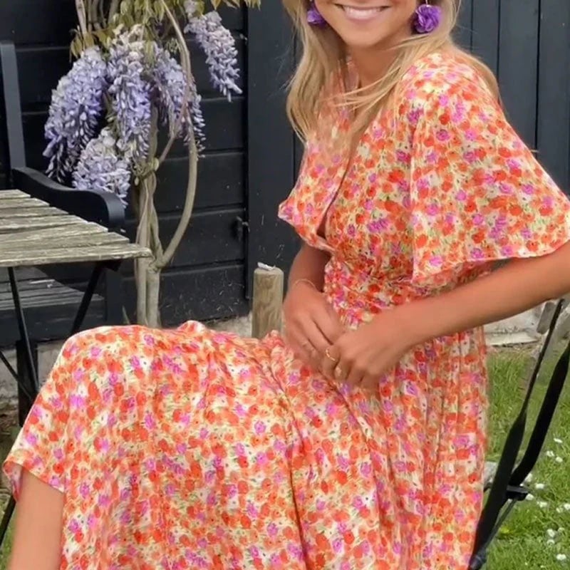 š„Hot saleš„- Cute vintage floral dress for women