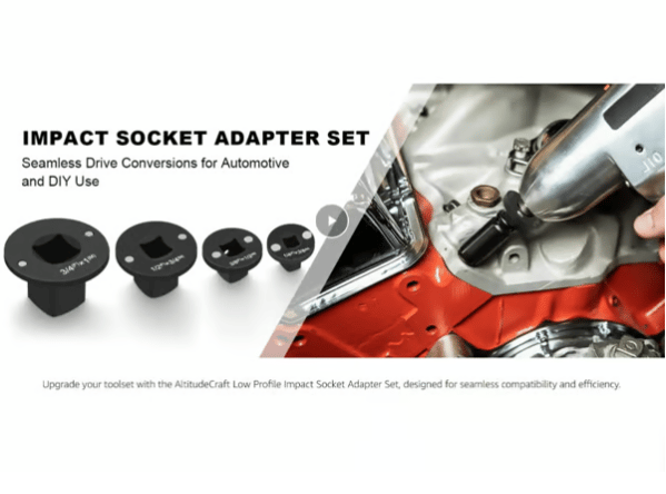 š„Hot saleš„- Low Profile Impact Socket Adapter Set ā Industrial Drive Ratchet & Wrench Adapter Set for Tight Spaces
