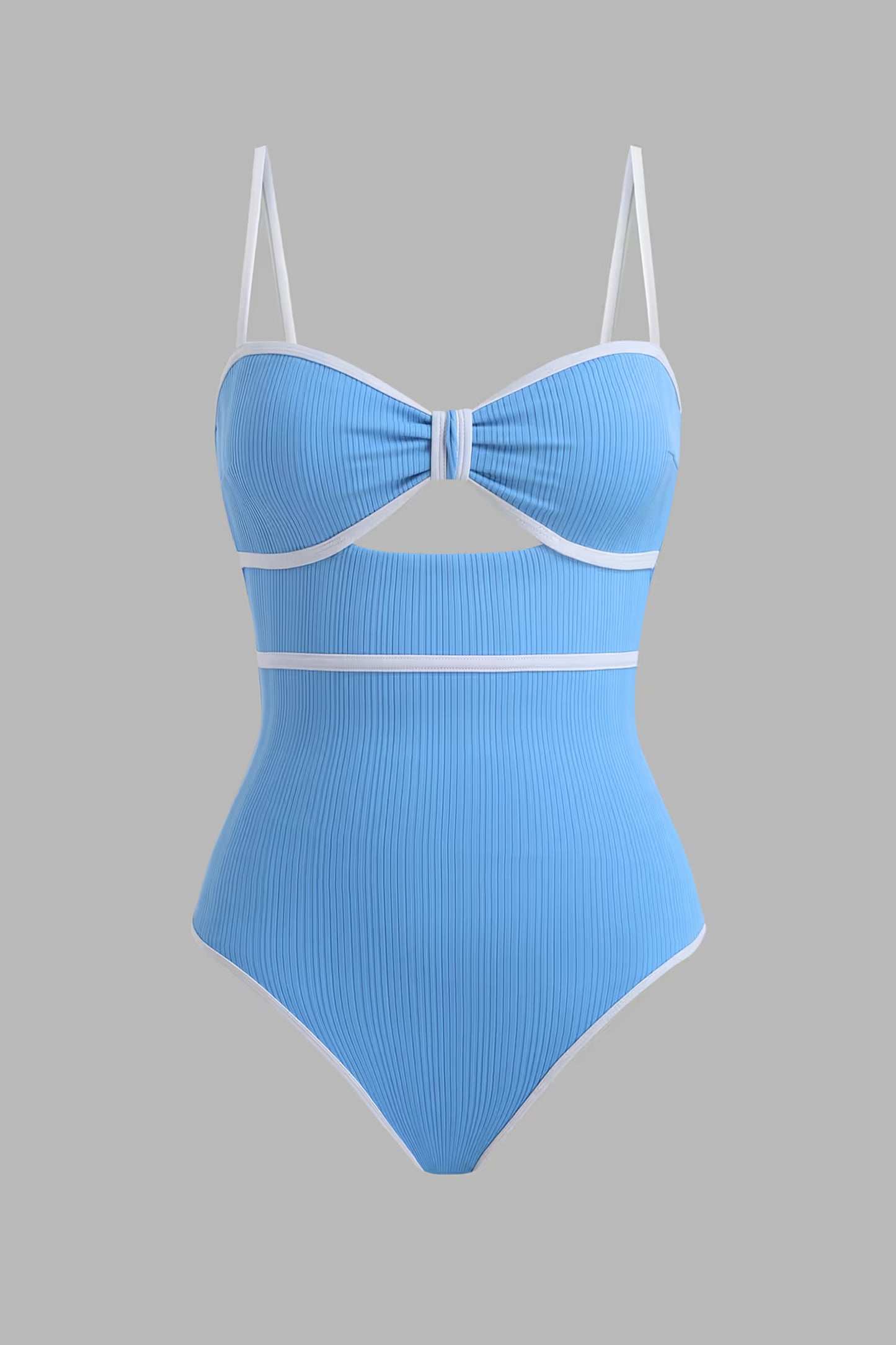 🔥Hot sale🔥- Tummy Control One-Piece Swimsuit – Flattering Sweetheart Neckline & Adjustable Support