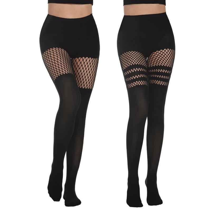 🔥Hot sale🔥- Women's Sexy Fishnet Mock Thigh High Stockings