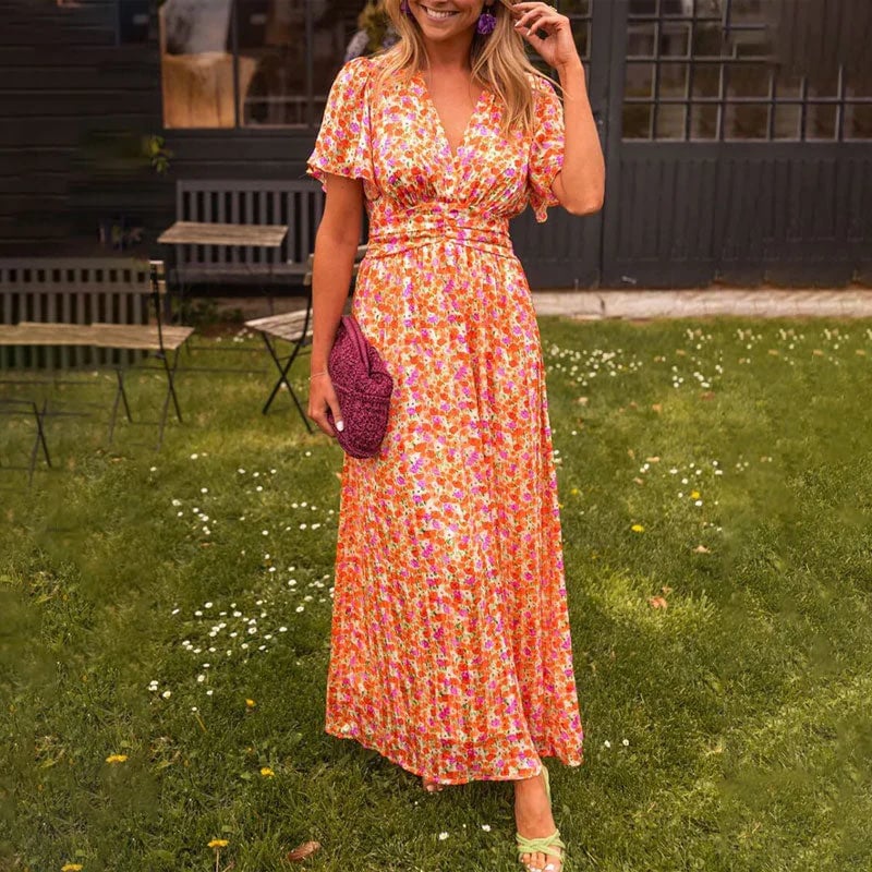 š„Hot saleš„- Cute vintage floral dress for women