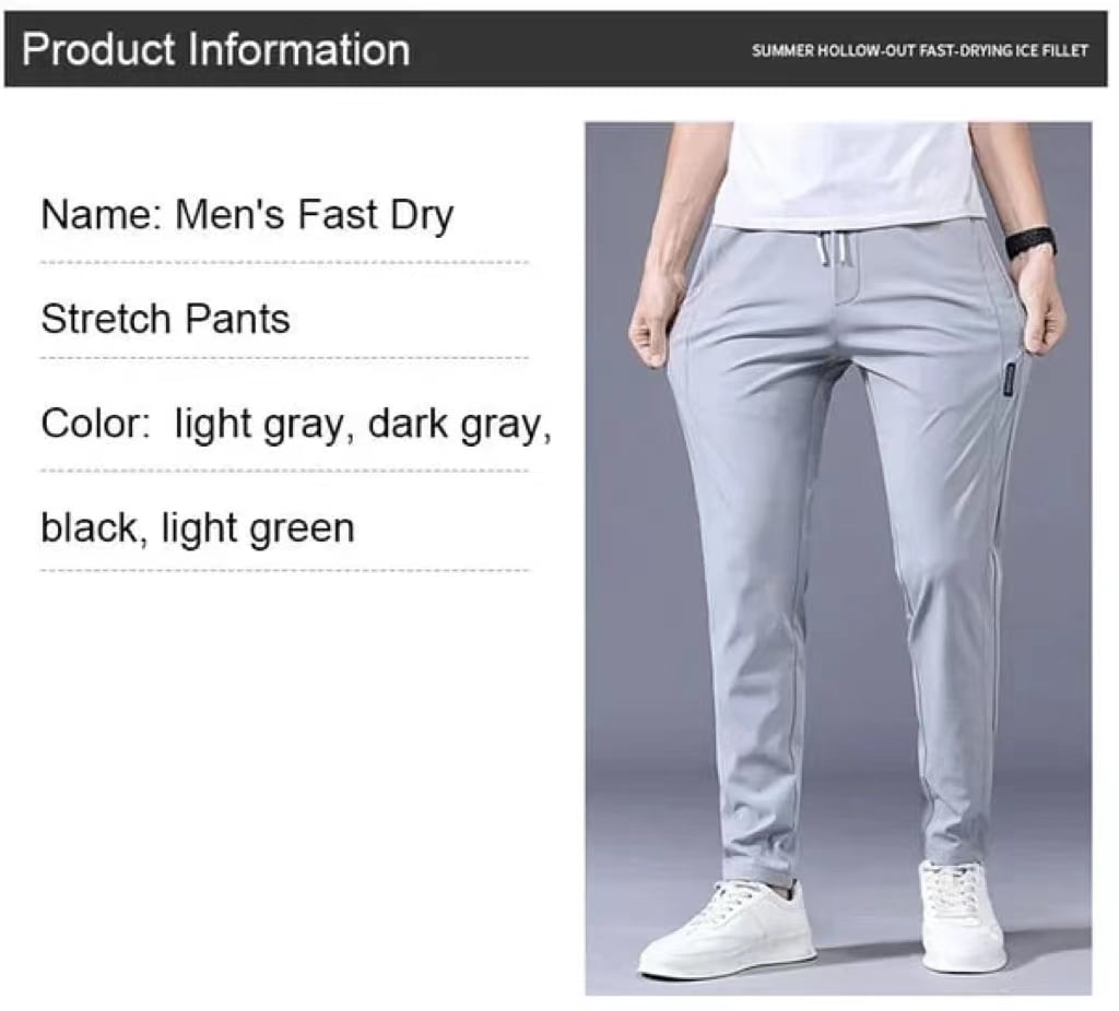 🔥Hot sale🔥- Unisex Fast Dry Stretch Pants