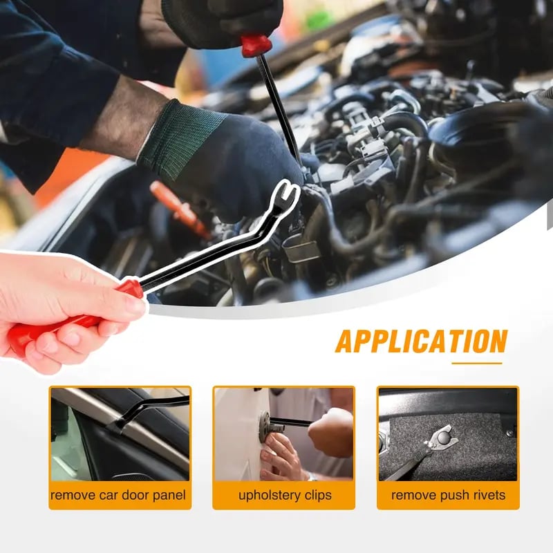š„Hot saleš„-š§100 PCS Car Clip Retainer Auto Fasteners Push Trim Bumper Plastic Rivets Clips Kit