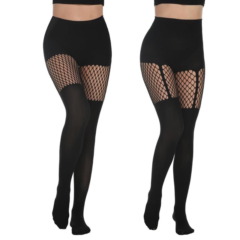 🔥Hot sale🔥- Women's Sexy Fishnet Mock Thigh High Stockings