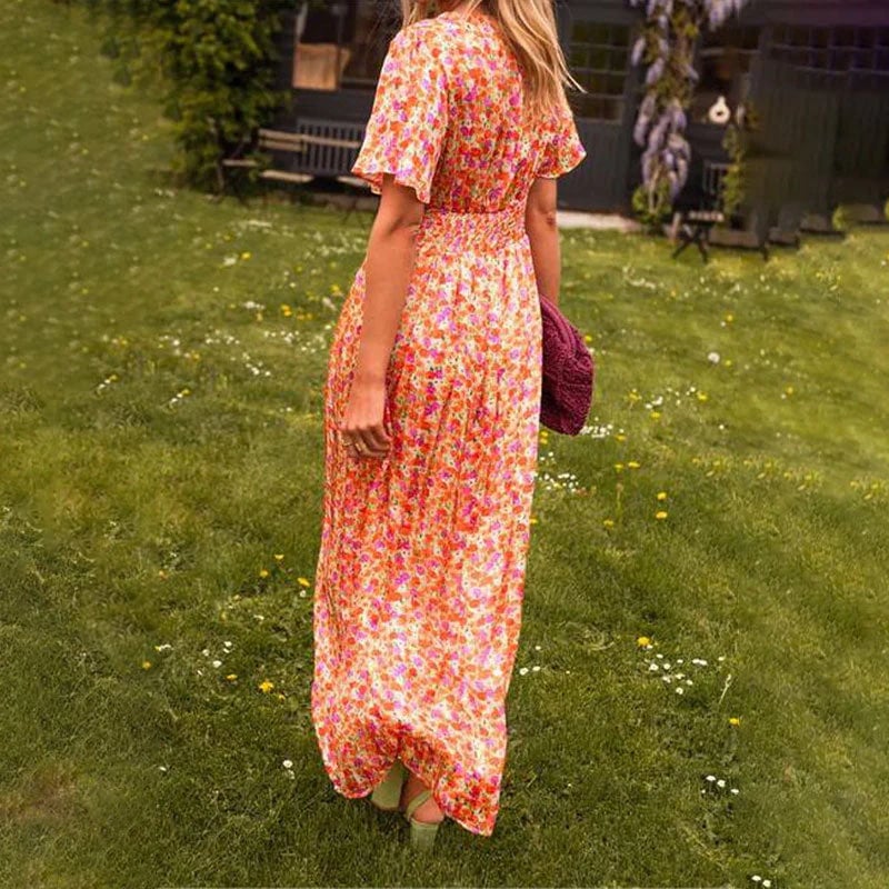 š„Hot saleš„- Cute vintage floral dress for women