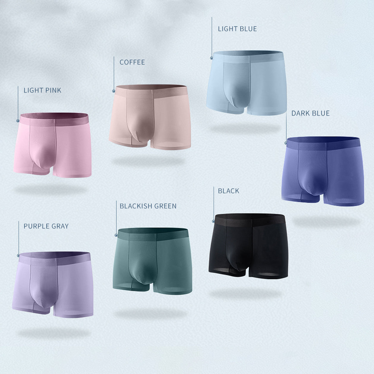 🔥Hot sale🔥- Breathable Ice Silk Men's Underwear - Buy 1 get 2 free, 3-pack!