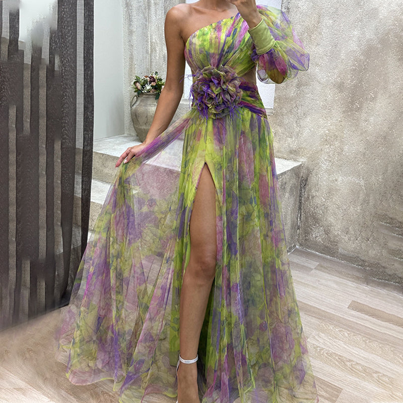 🔥Hot sale🔥- Women's Tulle Irregular Gown Dresses