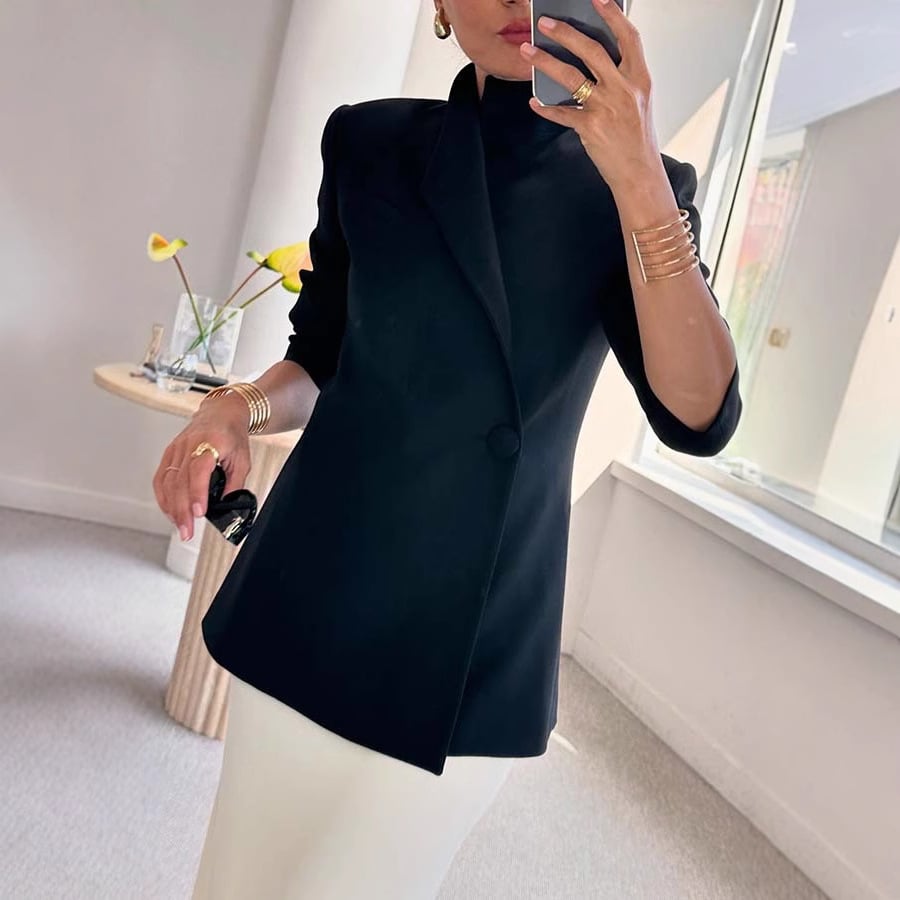 š„Hot saleš„- Satin Chic Blazer Magic | Almost Goneā”