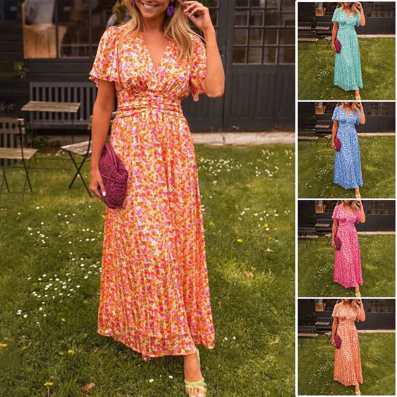 š„Hot saleš„- Cute vintage floral dress for women