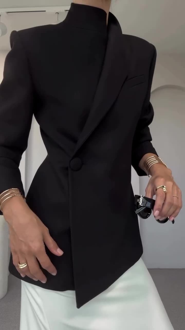 š„Hot saleš„- Satin Chic Blazer Magic | Almost Goneā”
