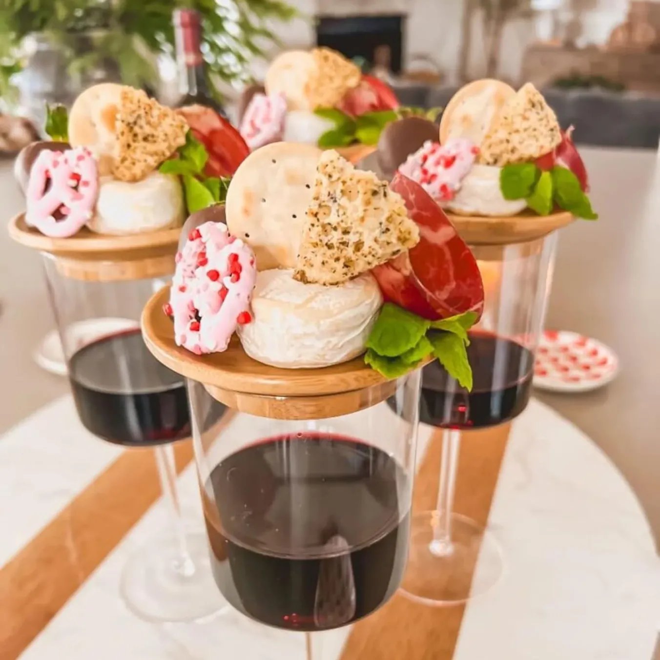 🔥Hot sale🔥- Best Selling 50% Off🍸wine glass charcuterie topper bulk