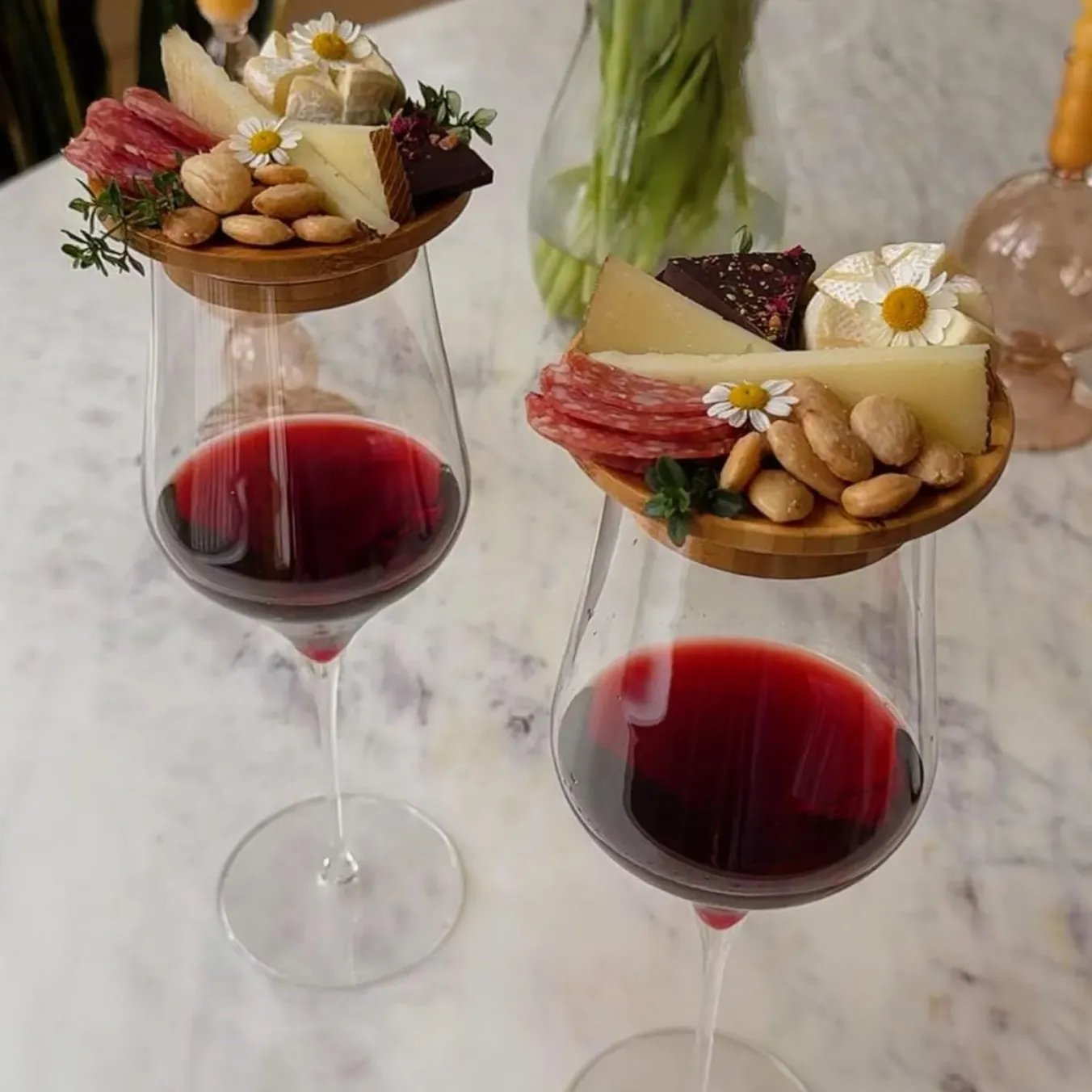 🔥Hot sale🔥- Best Selling 50% Off🍸wine glass charcuterie topper bulk