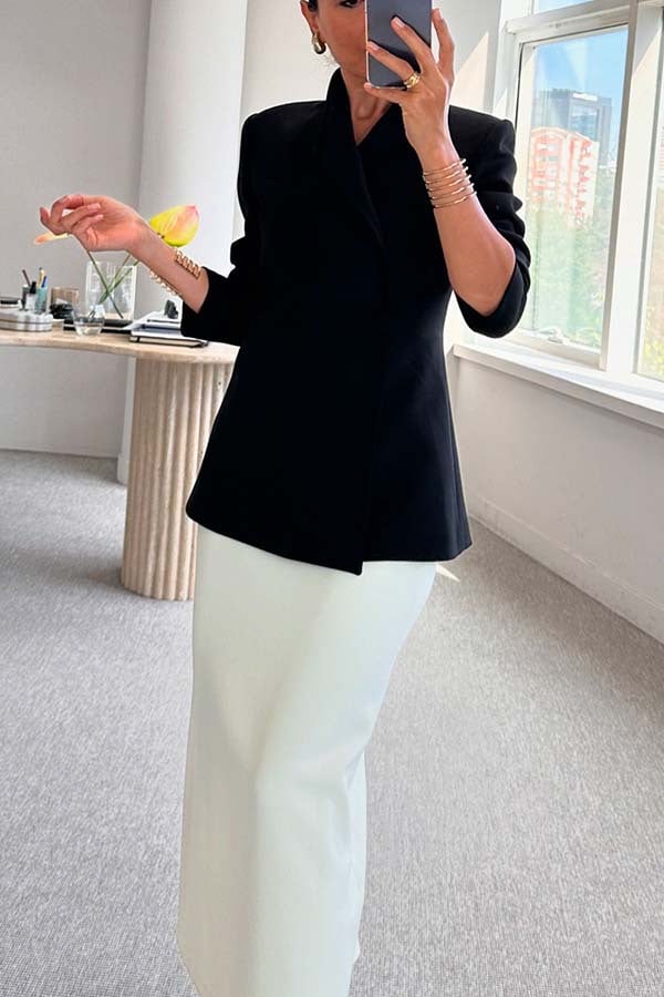 š„Hot saleš„- Satin Chic Blazer Magic | Almost Goneā”