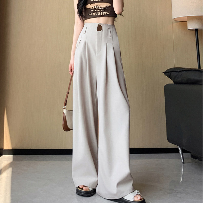 🔥Hot sale🔥- High Waisted Wide Leg Pants
