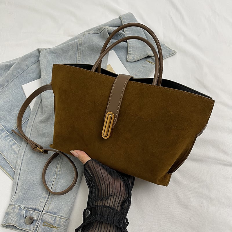 🔥Hot sale🔥- Women's Elegant Solid Color French Style Handbag