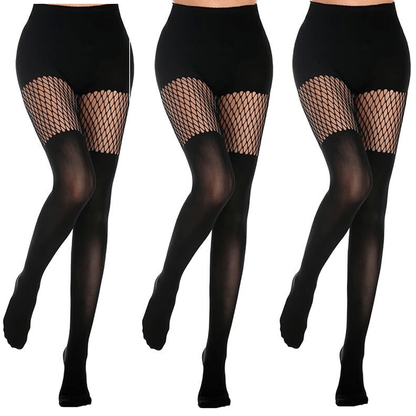 🔥Hot sale🔥- Women's Sexy Fishnet Mock Thigh High Stockings