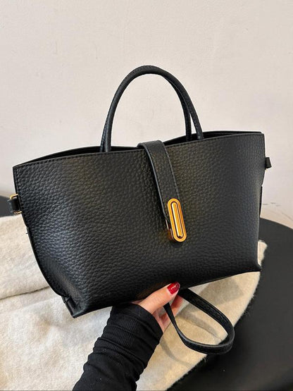 🔥Hot sale🔥- Women's Elegant Solid Color French Style Handbag