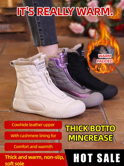 Needtoknit - Limited time offer🔥Padded boots made from thickened leather
