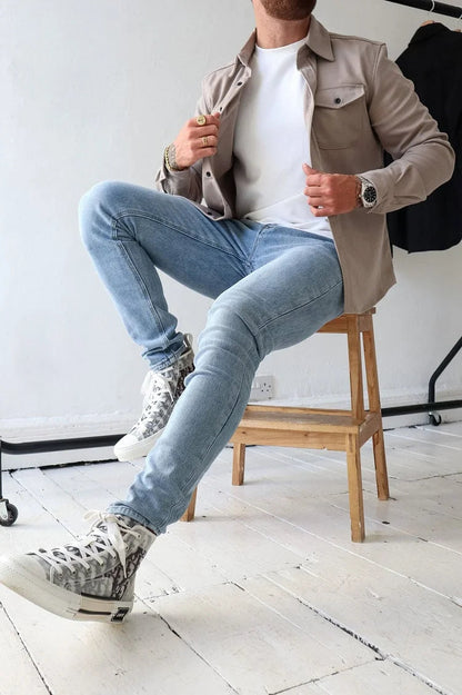 🔥Hot sale🔥- Button Down Shirt Jacket