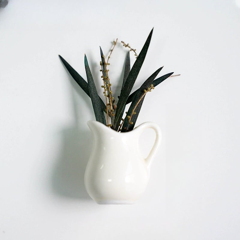 🔥Hot sale🔥- Cute Plant Ceramic Vase Fridge Magnets