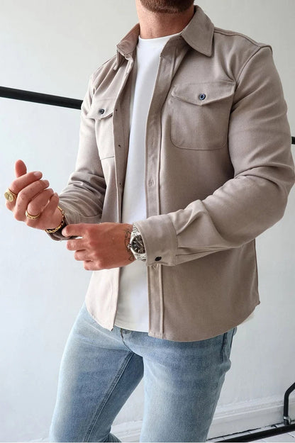 🔥Hot sale🔥- Button Down Shirt Jacket