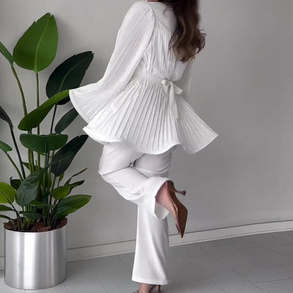 Needtoknit - Limited time offer🔥Pleated Two-Piece Set