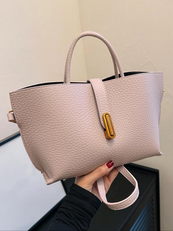 🔥Hot sale🔥- Women's Elegant Solid Color French Style Handbag
