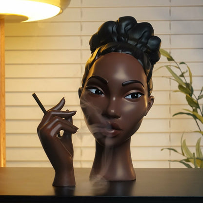 Needtoknit - Limited time offer🔥Head Incense Burner Black Woman