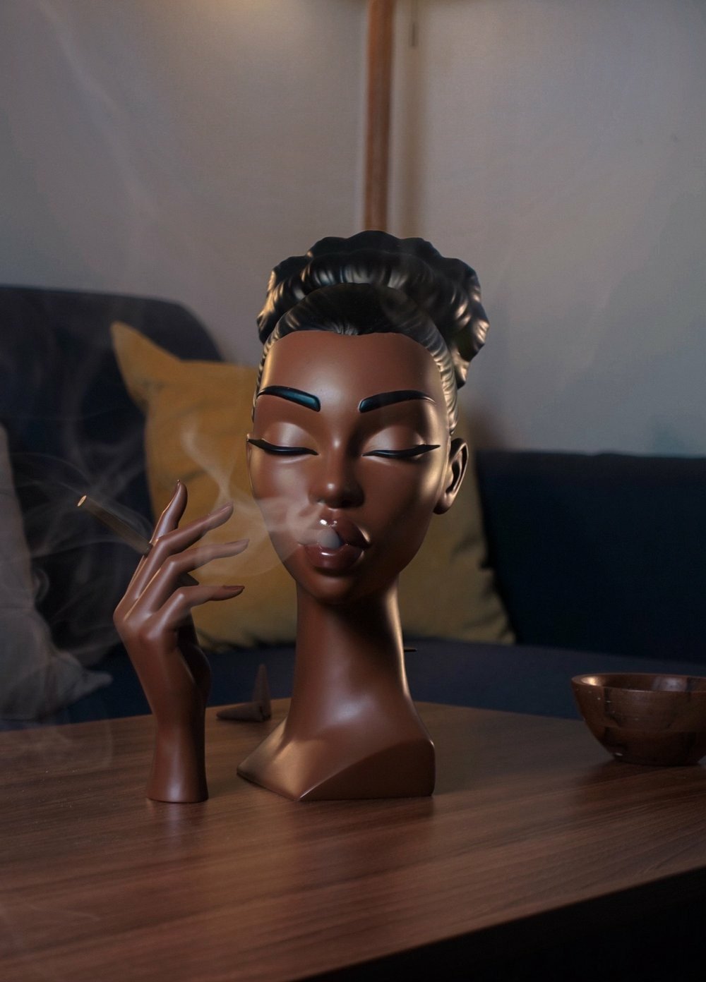 Needtoknit - Limited time offer🔥Head Incense Burner Black Woman