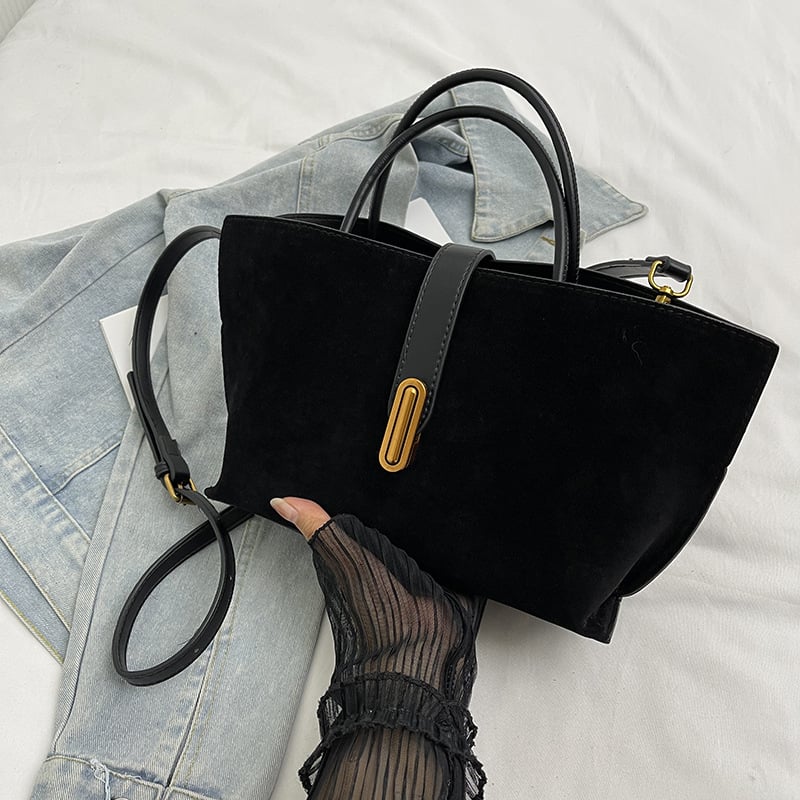 🔥Hot sale🔥- Women's Elegant Solid Color French Style Handbag