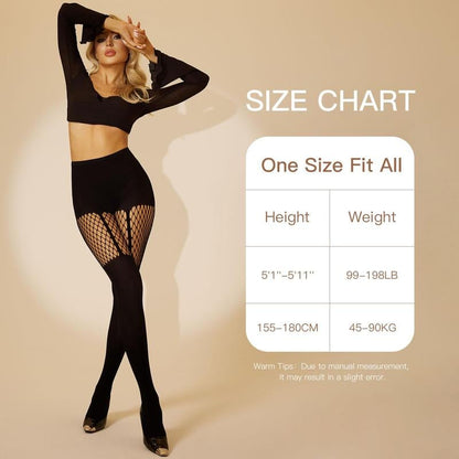 🔥Hot sale🔥- Women's Sexy Fishnet Mock Thigh High Stockings