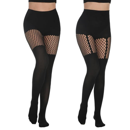 🔥Hot sale🔥- Women's Sexy Fishnet Mock Thigh High Stockings