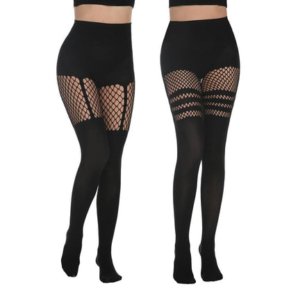 🔥Hot sale🔥- Women's Sexy Fishnet Mock Thigh High Stockings