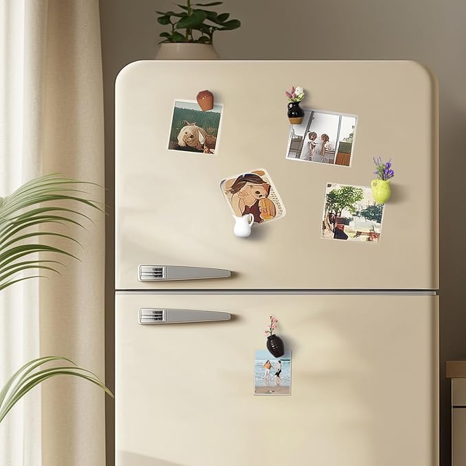 🔥Hot sale🔥- Cute Plant Ceramic Vase Fridge Magnets