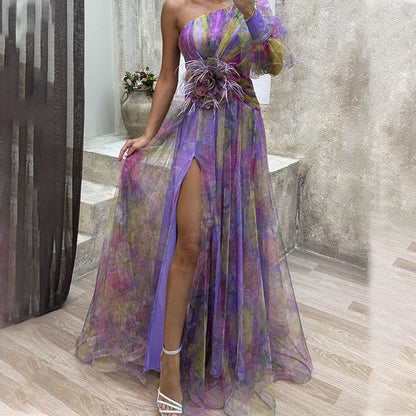 🔥Hot sale🔥- Women's Tulle Irregular Gown Dresses