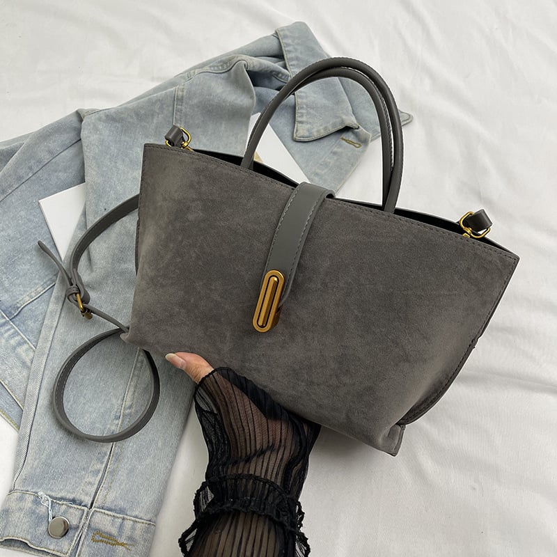 🔥Hot sale🔥- Women's Elegant Solid Color French Style Handbag